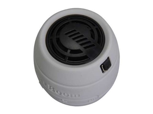 MicroNet BeatBoom Portable Wireless Bluetooth Speaker - Retail Packaging - White/Black N7