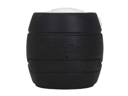 MicroNet BeatBoom Portable Wireless Bluetooth Speaker - Retail Packaging - White/Black N11