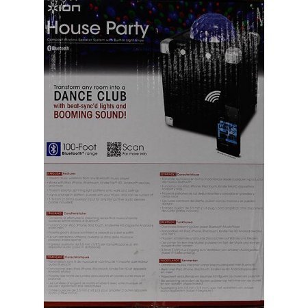 House Party speaker system with Supreme Audio and Visual, Black N3
