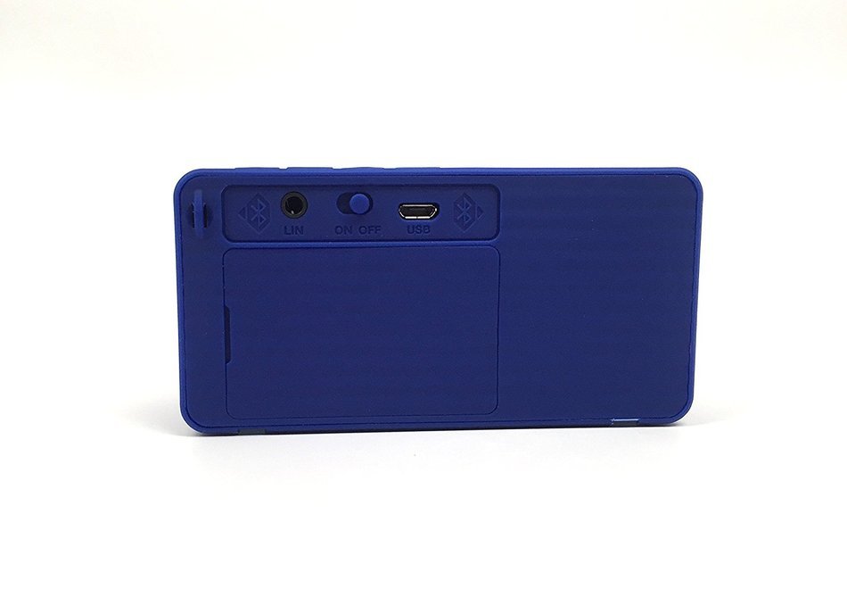 Gems Universal 3.0 Bluetooth Speaker with Rechargeable Battery and Built-In Mic - Blue N5