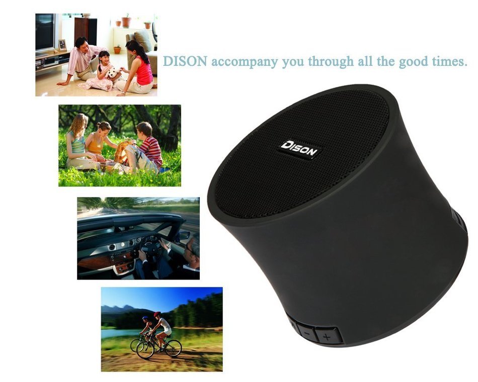 Dison Portable Wireless Bluetooth Speaker with FM Radio and Microphone,HiFi Stereo,Ultra Loud with Subwoofer and... N6