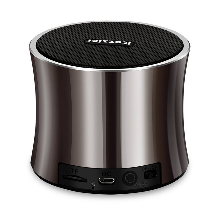 iCozzier Portable Rechargeable Bluetooth Speaker 6W With a Microphone & Stereo Audio Jack, Support Micro SD card... N4