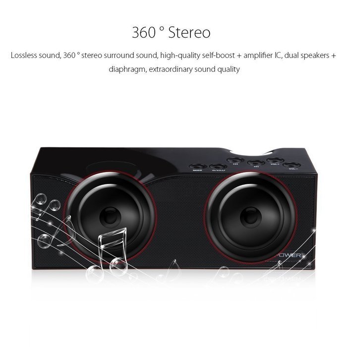 Pagreberya Small Portable Wireless Bluetooth Speaker - 2016 New Version - More Powerful Sound, Powerful Bass,... N9