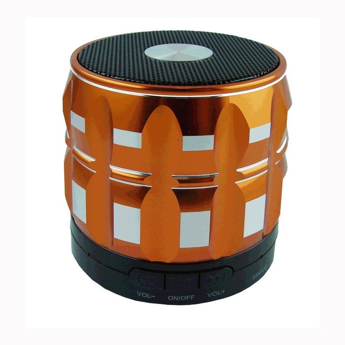 Shrox BTS-SFOA Mini Portable Shrox Bluetooth Speaker, Powerful, Loud and Clear Sounds with Bass (Orange)