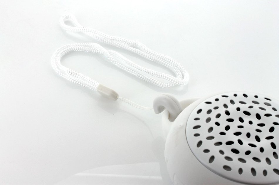 Propel Wireless Bluetooth Waterproof Shower Speaker with Built-in Microphone, Color White N2