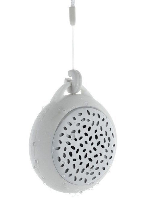 Propel Wireless Bluetooth Waterproof Shower Speaker with Built-in Microphone, Color White N3