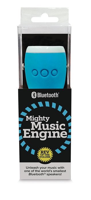 WOW Mighty Music Engine Bluetooth Speaker - White/Blue