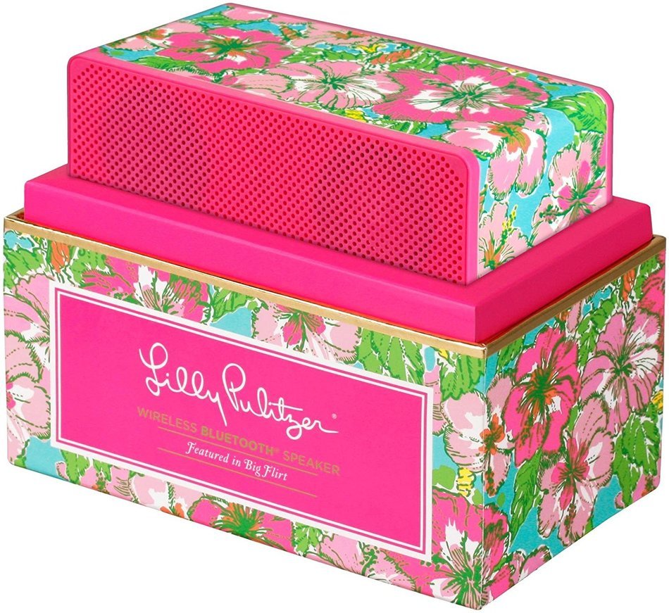 Lilly Pulitzer Wireless Bluetooth Speaker, Big Flirt