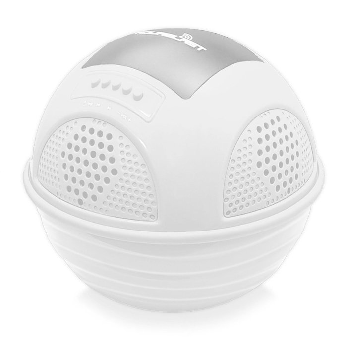 Pyle PWR90DWT Aqua Blast Waterproof Bluetooth Floating Pool Speaker System with Built-In Rechargeable Battery...