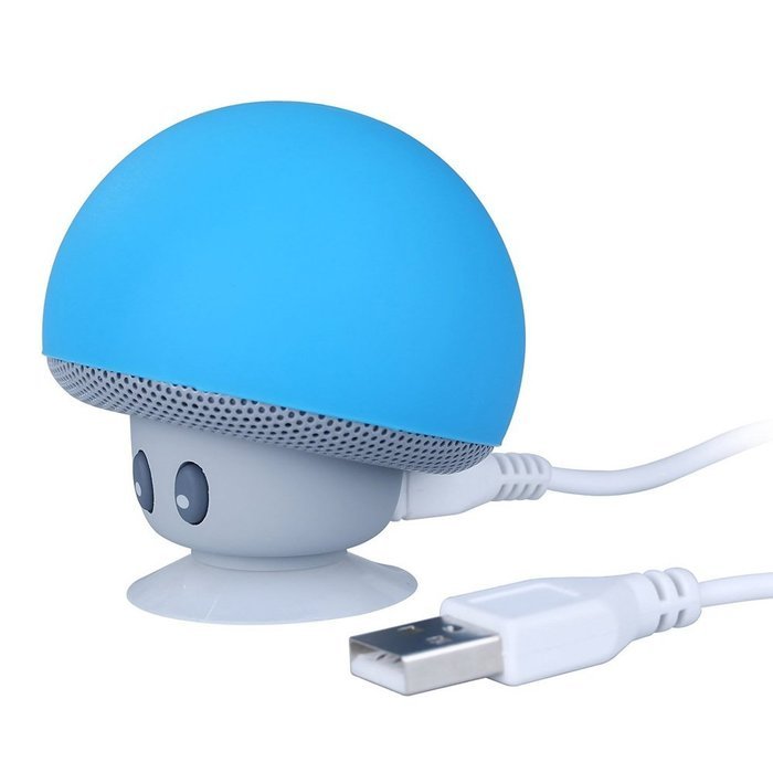 Mini Mushroom Style Bluetooth 2.1 Speaker With Suction Cup & Built-in Microphone - Compatible with iPhone / iPad... N8