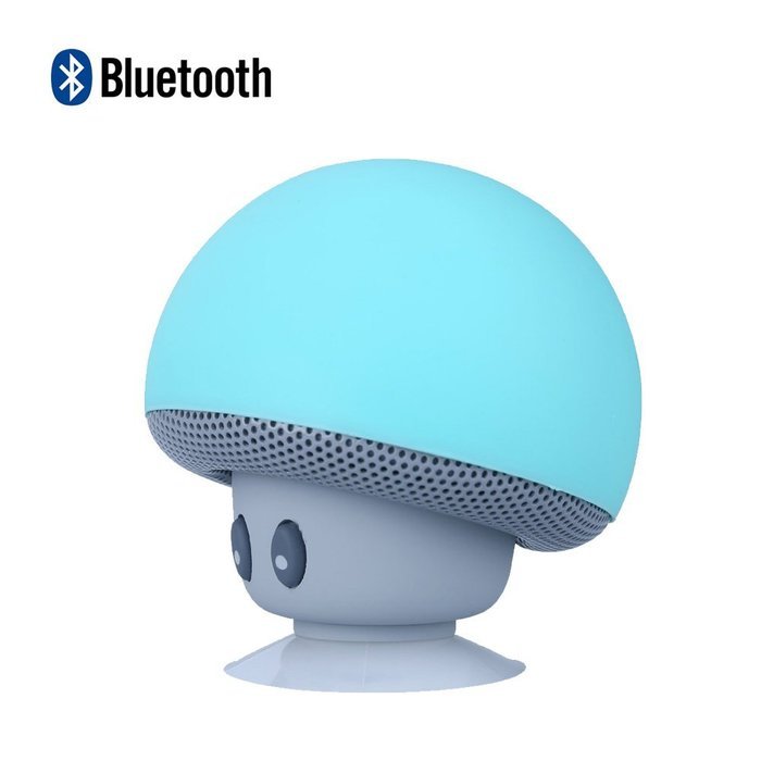 Mini Mushroom Style Bluetooth 2.1 Speaker With Suction Cup & Built-in Microphone - Compatible with iPhone / iPad... N11