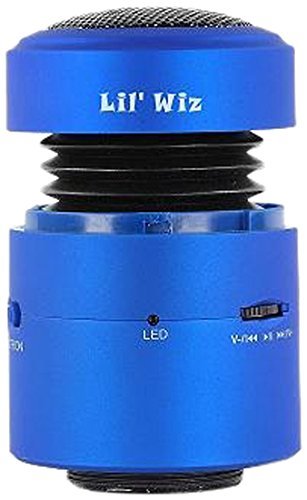 Lil' Wiz 10 Watt Bluetooth Vibration Multimedia Speaker - Blue