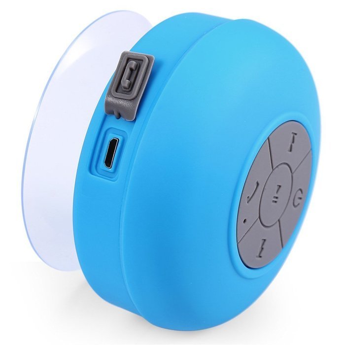 Stereo Water Resistant Shower Bluetooth Speaker with Sucker Suction Subwoofer Support Hand free Calls Function... N3