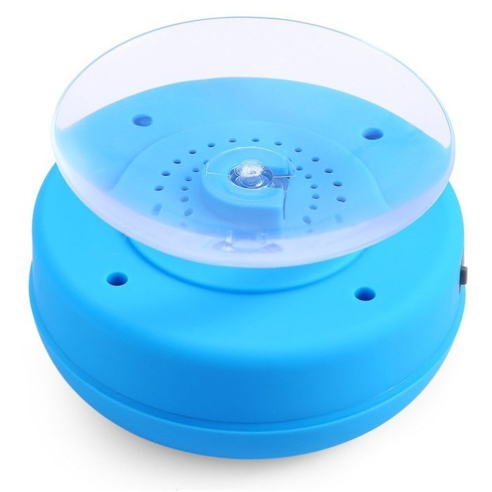 Stereo Water Resistant Shower Bluetooth Speaker with Sucker Suction Subwoofer Support Hand free Calls Function... N4