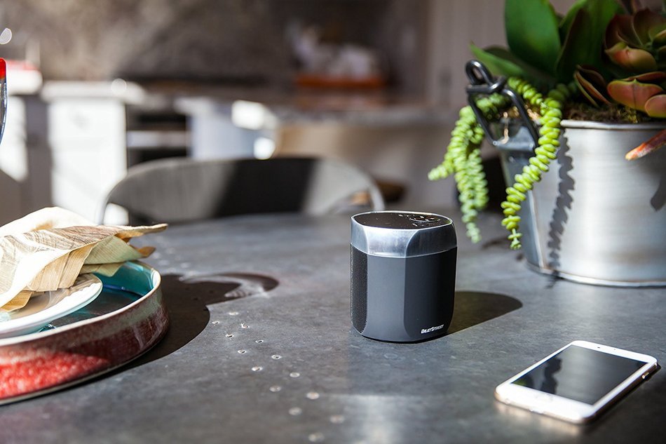 BeatStreet Bluetooth Speaker for Mobile Devices By Patriot - Up to 8 Hours of HD Audio Playtime - PCBTSCNFC-GY... N2
