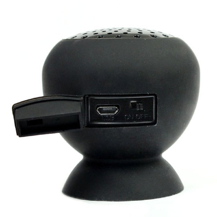 Mini Bluetooth Speaker,Womail Portable Mushroom Waterproof Super Bass Speaker for Cell Phone MP3 Computer Black N4