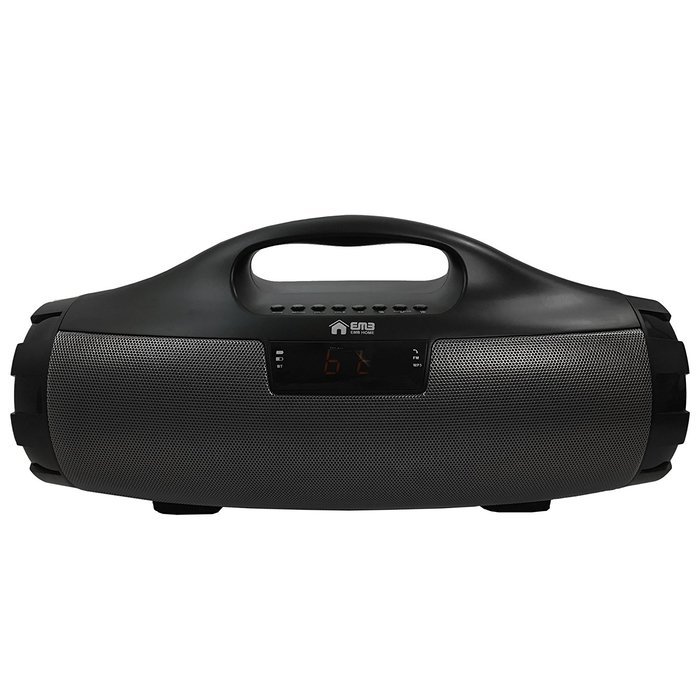 EMB Professional EURO19 Rechargeable Portable Bluetooth High-Definition Super Loud Boombox Speaker System w/ SD... N3