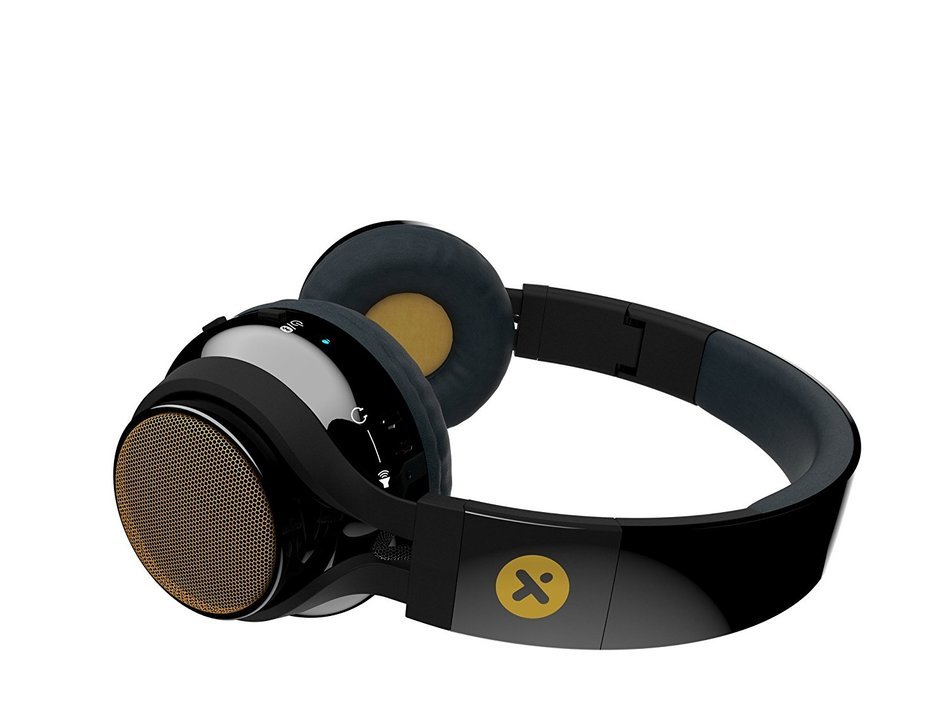 X-Mini EVOLVE Hybrid Headphone Speaker with Wireless Bluetooth and Built-In Microphone - Black N5