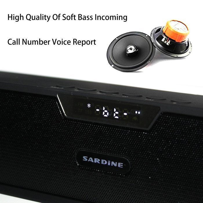 Portable Bluetooth Wireless Speaker, Wireless Bluetooth Stereo Sound Speaker, support MP3, WAV, WMA, APE, FLAC... N8