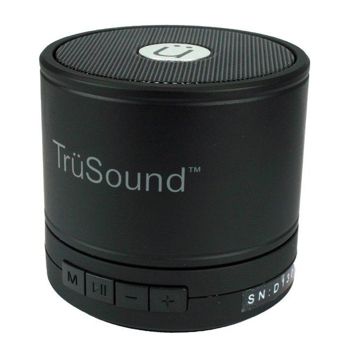 TruSound Hi-Fi Bluetooth Mini Subwoofer Speaker, Black