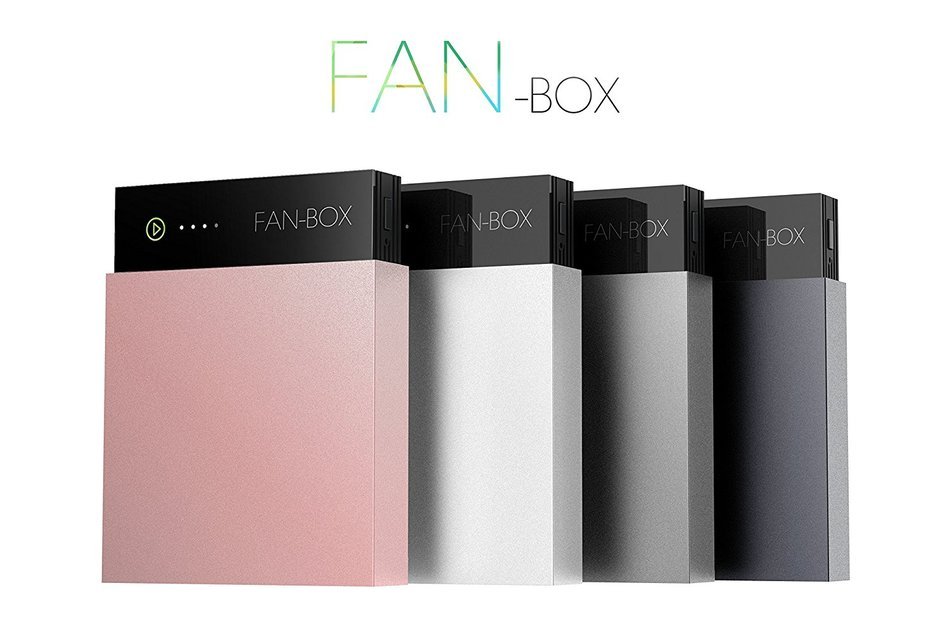 YIBAN Portable Smart WiFi Fan Box with Storage Function (Pink) N4