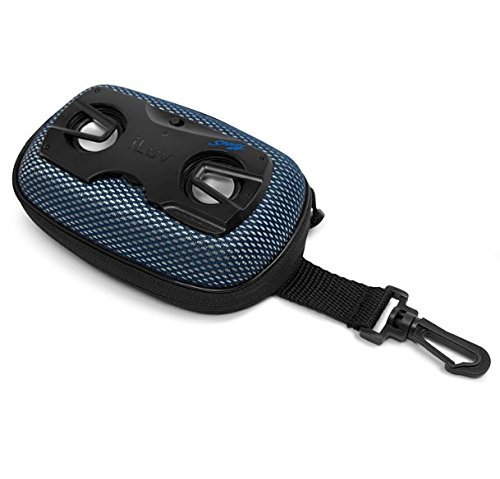 iLuv iSP120BLU Stereo Speaker Case- Blue