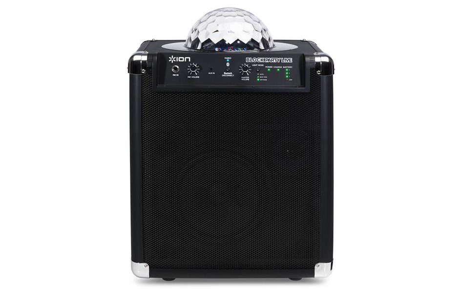 ION Audio Block Party Live | Portable Bluetooth Speaker System with Party Lights and Wheels & Handle for Transport... N2