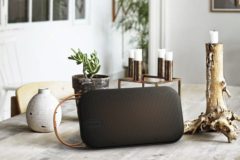 Photive S1 20W Wireless Bluetooth Speaker with Retractable Kickstand N6
