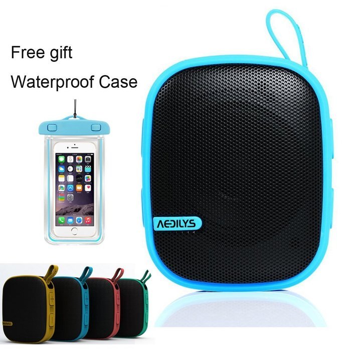 Outdoor Bluetooth Speaker, AEDILYS Best Portable Outdoor and Shower Bluetooth Speaker by AYL Sound Fit, Waterproof...