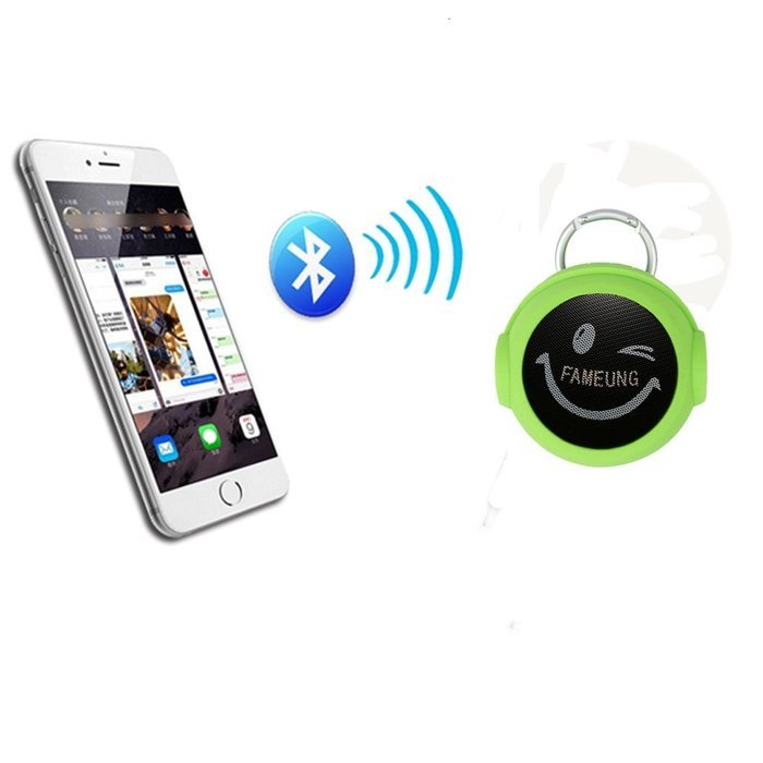 FAMEUNG Bluetooth Speaker E09 Portable Outdoor Speakers Bluetooth 3.0 Hands Free Calls Pink N2