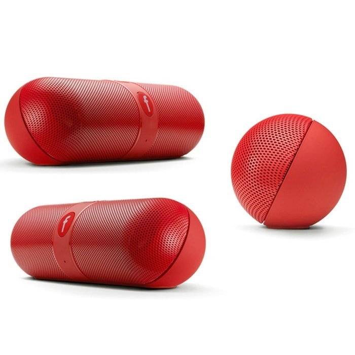 [Red] Liteway Best Seller Wireless Stereo Bluetooth Speaker Portable FM Super Bass For Smartphone Tablet Pill,... N2