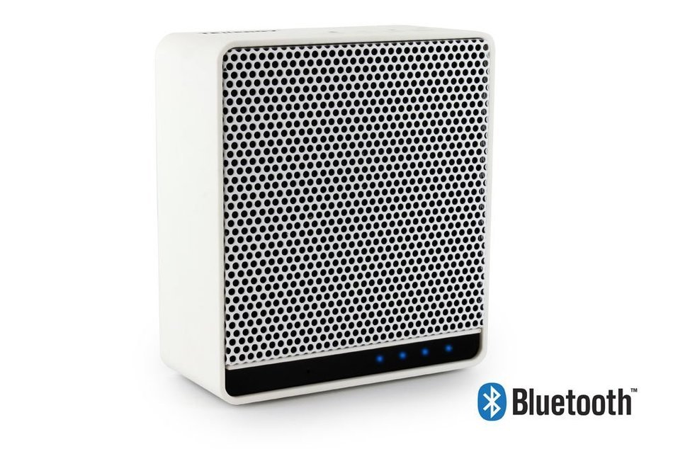 Tenergy Music PowerBox Bluetooth Speaker & Built-in 5000mAh Power Bank (White)