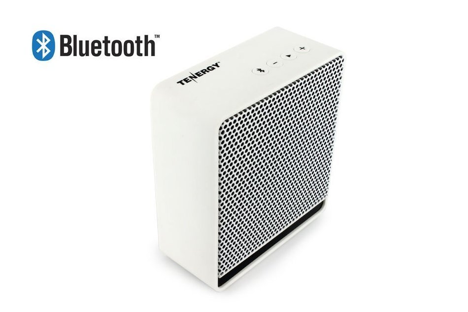 Tenergy Music PowerBox Bluetooth Speaker & Built-in 5000mAh Power Bank (White) N2