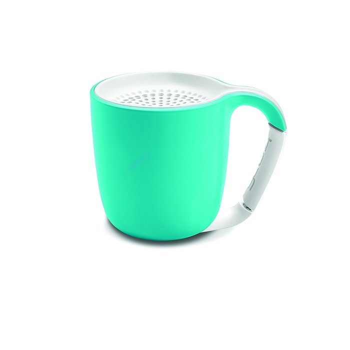 GEAR4 Espresso Small Coffee Cup Style Bluetooth Speaker with Carabineer Handle Clip (Pastel Pink) N11