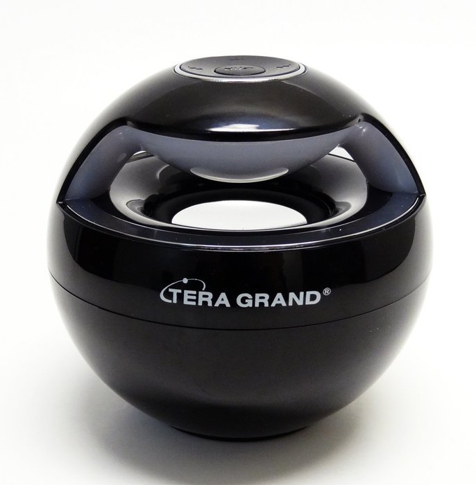 Tera Grand Premium Bluetooth Wireless Speaker with Microphone - Retail Packaging - Black
