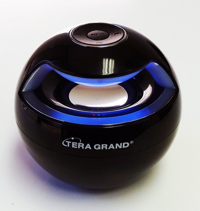 Tera Grand Premium Bluetooth Wireless Speaker with Microphone - Retail Packaging - Black N3
