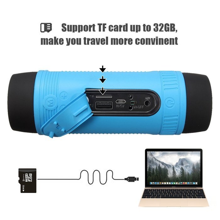 Bluetooth Speaker,ELEGIANT Portable Wireless Speaker,Support Mobile 4000MAH Power Bank, Microphone, Emergency... N7