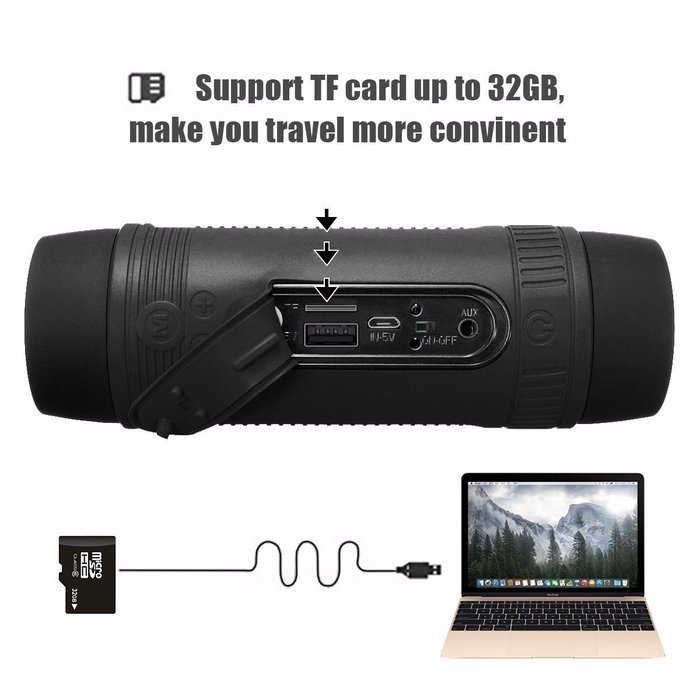 Bluetooth Speaker,ELEGIANT Portable Wireless Speaker,Support Mobile 4000MAH Power Bank, Microphone, Emergency... N30