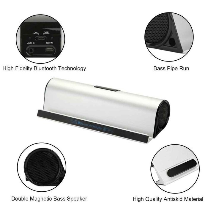 Trico-op Portable Wireless Bluetooth Speakers with External Battery and Tablet Stand For iPad iPhone iPod Smasung... N8