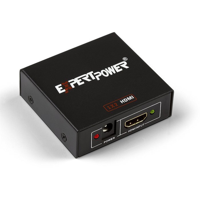 Expert Connect | 1x4 HDMI Splitter | 4 Port | 1 in - 4 out | Full HD/3D | 1080P | HDMI 1.3 | HDTV | PS4 / PS3... N7
