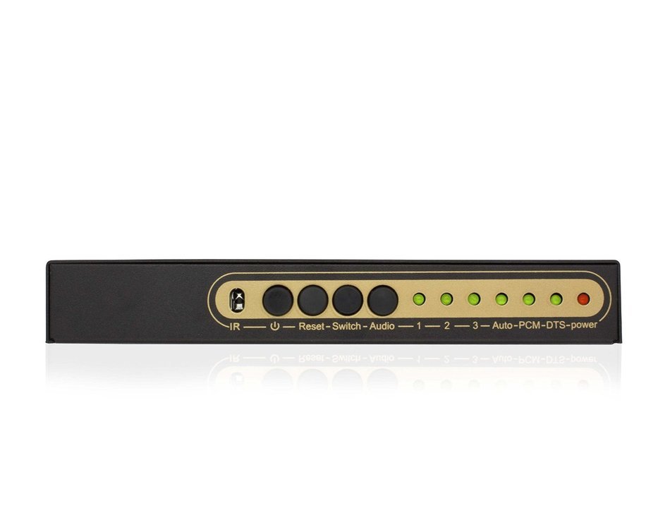 Expert Connect | 1x4 HDMI Splitter | 4 Port | 1 in - 4 out | Full HD/3D | 1080P | HDMI 1.3 | HDTV | PS4 / PS3... N15