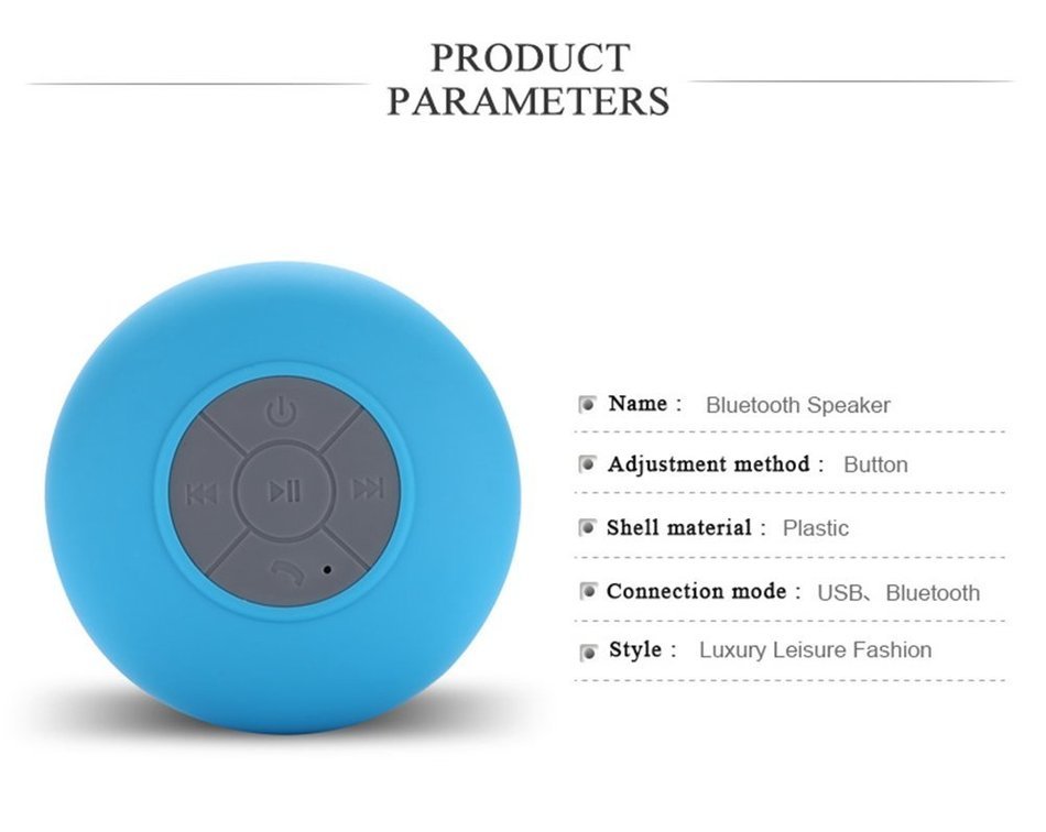 Wireless Bluetooth Speaker, FLOVEME Waterproof Resistant Shower Car Suction Mini Speaker Handsfree Portable Speakerphone... N2