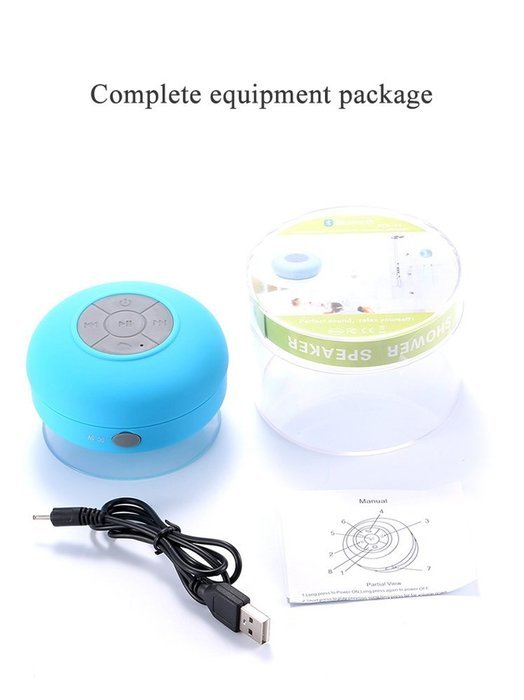 Wireless Bluetooth Speaker, FLOVEME Waterproof Resistant Shower Car Suction Mini Speaker Handsfree Portable Speakerphone... N5