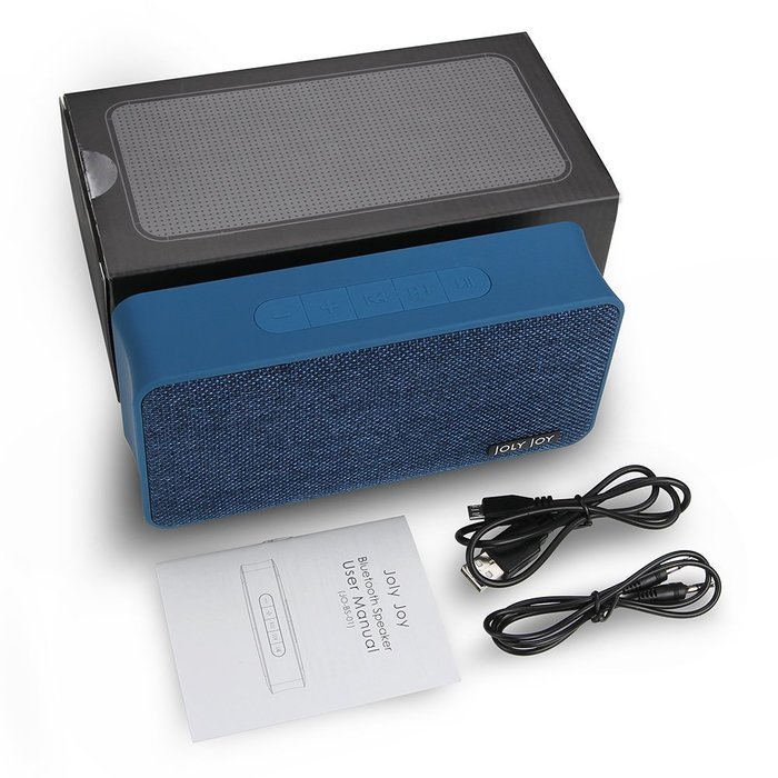 Fabric Bluetooth Speaker, Joly Joy Bluetooth 4.1 Wireless Speaker for Enhanced Music Streaming & HandsFree Calling... N14