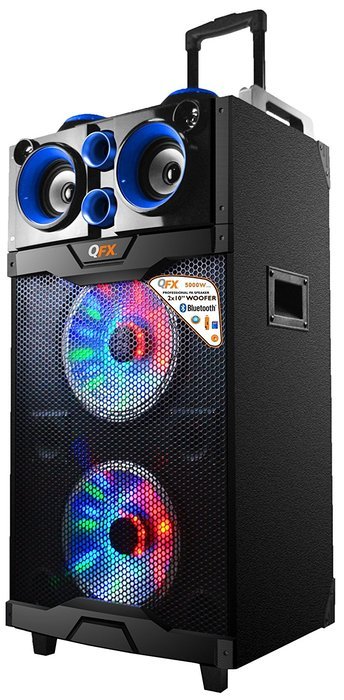 QFX PBX-510200BTLBL Portable Bluetooth PA Speaker - Blue