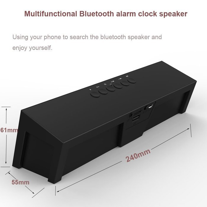 AUSID Bluetooth Speaker, Outdoor Sports Surround Stereo Sound Bar, Mini Portable Wireless HIFI Subwoofer Sound... N2