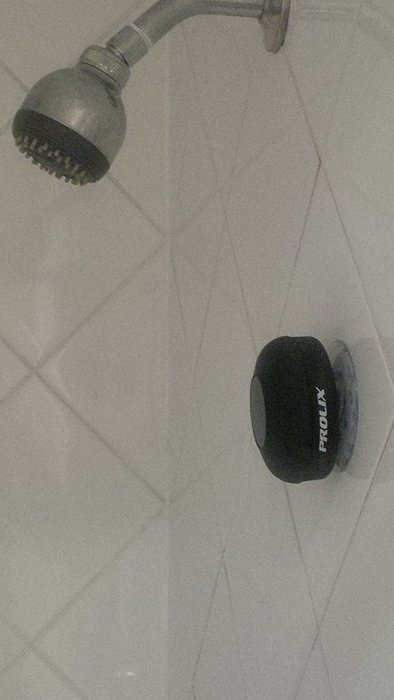 Prolix Waterproof Bluetooth Wireless Shower Speaker and Handsfree Speakerphone - Compatible with all devices (... N4
