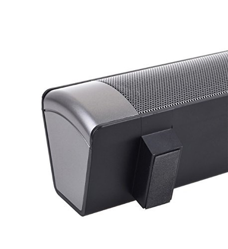 Silver Soundbar Portable Bluetooth Speaker Deep Bass USB N2