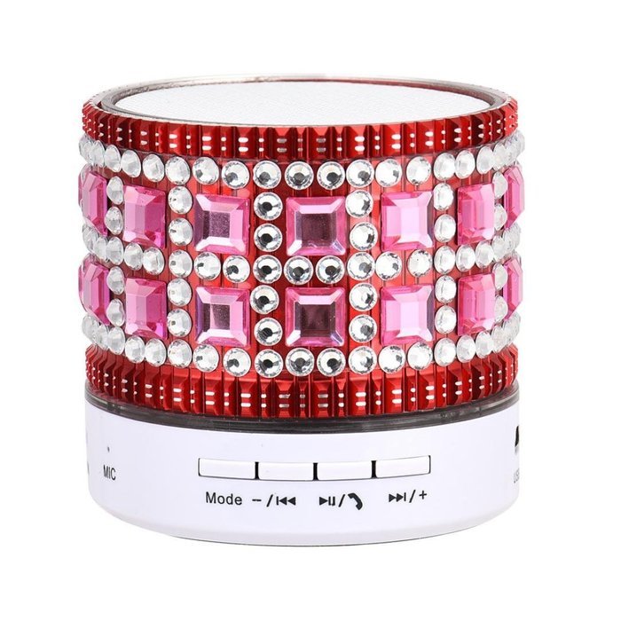 Wireless Speaker, Dreaman Portable Mini Wireless Stereo Bluetooth Speaker For Samgsung Tablet PC FM Red