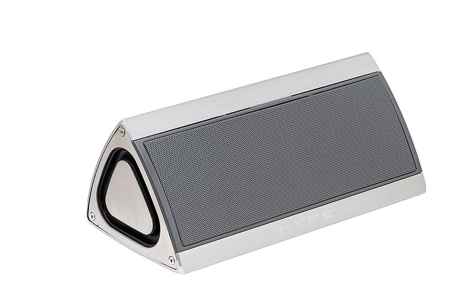 Hype&reg; Pyramid 10 W Speaker Stainless Steel Ultra-portable Wireless Rechargeable Bluetooth 3D Stereo Speaker